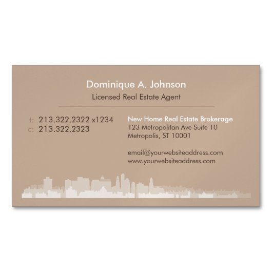 アーバン実在エテカスタムート磁気名刺 マグネット名刺 (正面)