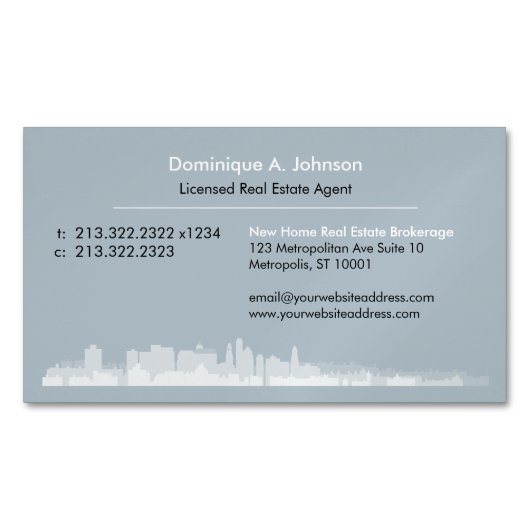 アーバン実在エテカスタムート磁気名刺 マグネット名刺 (正面)