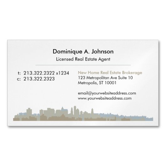 アーバン実在エテカスタムート磁気名刺 マグネット名刺 (正面)