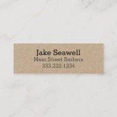 アーバン理容師 スキニー名刺 (裏面)