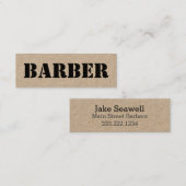 アーバン理容師 スキニー名刺 (正面/裏面)