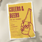 アーバン素朴ドードル応援&ベアーズ大人誕生日 招待状