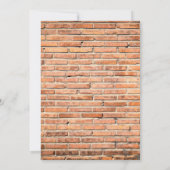 アーバン素朴バースデーパーティー |年への応援 招待状 (裏面)