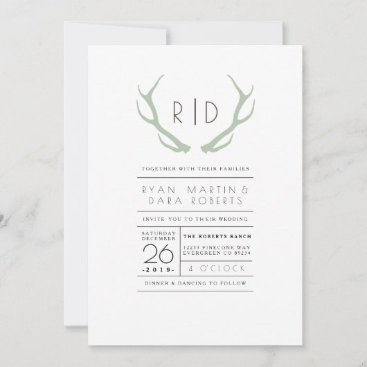 アーバン素朴会議 |招待 招待状 (正面)