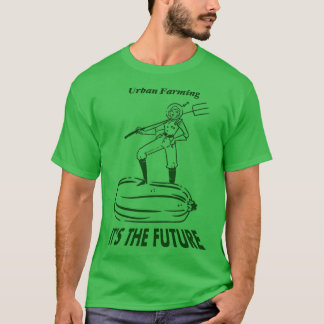 アーバン農業Its The Future（緑） Tシャツ