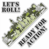 アーバン迷彩柄街並み シール (正面)