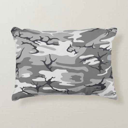 アーバン迷彩柄 アクセントクッション (正面)