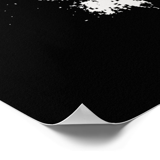 アーバン通りアートはルールのステンシルグラフィティを破る ポスター (角)