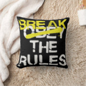 アーバン通りアートは規則原画の落書きを破る  クッション (ブランケット)