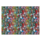 アーバン通りアートグラフィティキャラクターパターン テーブルクロス (正面(横))