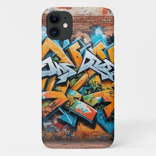 アーバン通りアートグラフィティムラル Case-Mate iPhoneケース (裏面)
