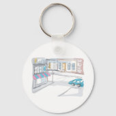 アーバン通りシーンキーチェーン キーホルダー (正面)