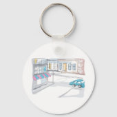 アーバン通りシーンキーチェーン キーホルダー (裏面)