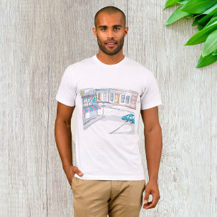 アーバン通りシーンMens Tシャツ