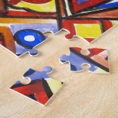 アーバン通りトゥーモダンバウハウスジオメトリアート ジグソーパズル (側面)