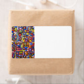 アーバン通りトゥーモダンバウハウスジオメトリアート ラベル (インサイチュ)