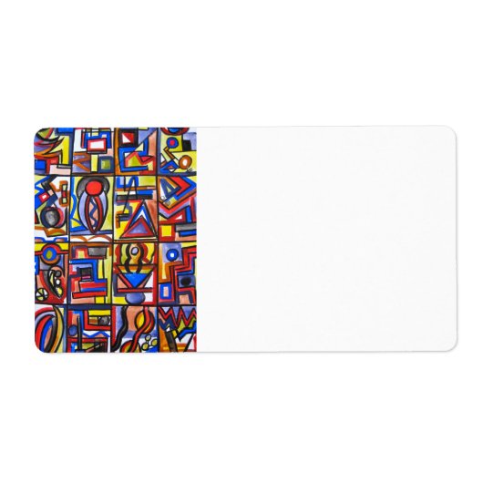 アーバン通りトゥーモダンバウハウスジオメトリアート ラベル (正面)