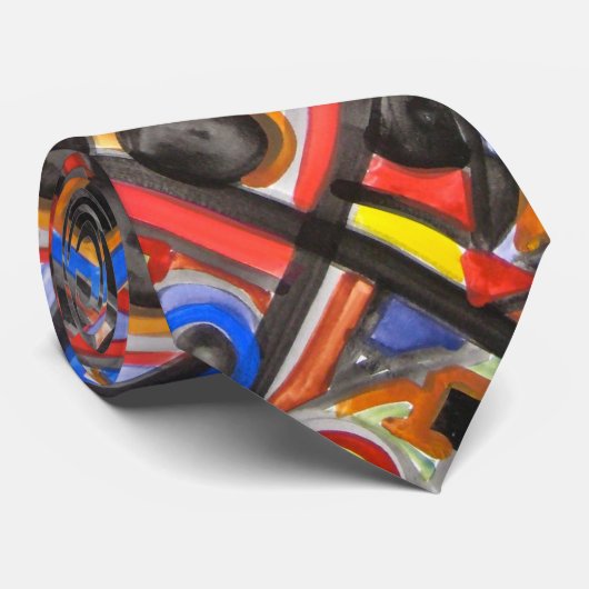アーバン通りワンモダンバウハウスジオメトリアート ネクタイ (ロール)