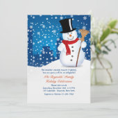アーバン雪だるま招待状 招待状 (スタンド正面)