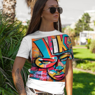 アーバン鮮やかグラフィティアートティーTシャツ Tシャツ