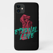 アーバン鮮やかバン,トレンディーグラフィックデザイン永遠の愛 Case-Mate iPhoneケース (裏面)