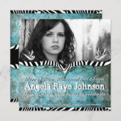 アーバン&お尻タトゥーブルー&ゼグランジブラ招待状 招待状 (正面/裏面)