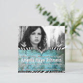 アーバン&お尻タトゥーブルー&ゼグランジブラ招待状 招待状 (スタンド正面)