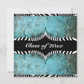 アーバン&お尻タトゥーブルー&ゼグランジブラ招待状 招待状 (裏面)