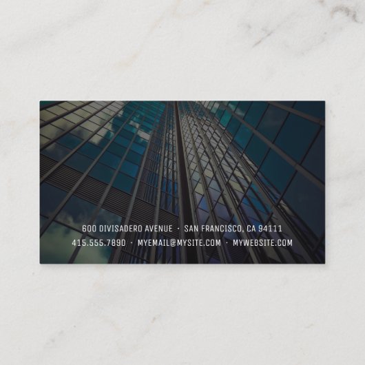 アーバン·アーキテクチャ·名刺 名刺 (裏面)