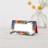 アーバン·グラフグランジィティが夕食のパーティーを渦巻く プレイスカード (正面)