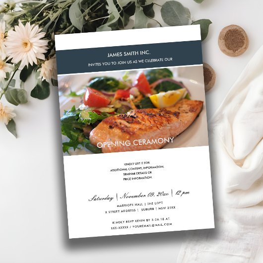 アーバン・シック・トレンディー・フォト・グランド・オープニング・セレモニー 招待状