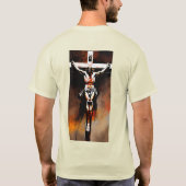 🎨アーバン・セイバー:グラフィティ・アートのイエス✝️🧱 Tシャツ (裏面)