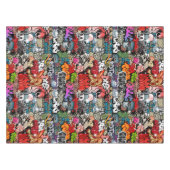 アーバン・ダイナミックスの通りの芸術の落書きの芸術パターン テーブルクロス (正面(横))