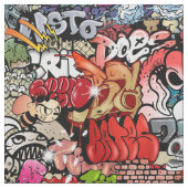 アーバン・ダイナミックスの通りの芸術の落書きの芸術パターン ファブリック (クローズアップ)