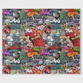 アーバン・ダイナミックスの通りの芸術の落書きの芸術パターン ラッピングペーパー (フラット)