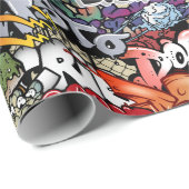 アーバン・ダイナミックスの通りの芸術の落書きの芸術パターン ラッピングペーパー (ロールコーナー)