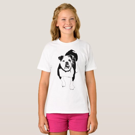 アーバン・ブルドッグ、ストロングベクターTシャツ Tシャツ (正面フル)