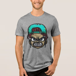 アーバン・レベル：グラフィティ・スタイル・フェイス トライブレンドＴシャツ