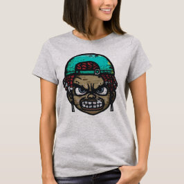 アーバン・レベル：グラフィティ・スタイル・フェイス Tシャツ
