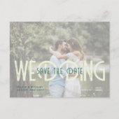 アーバン 予算に関する情報写真を選択して日付を保存 ポストカード (正面)