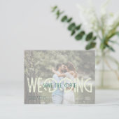 アーバン 予算に関する情報写真を選択して日付を保存 ポストカード (スタンド正面)