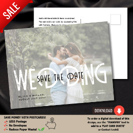 アーバン 予算に関する情報写真を選択して日付を保存 ポストカード