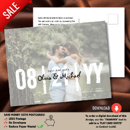 アーバン 予算に関する情報日付2を保存する写真を選択 ポストカード