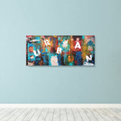 アーバンD K キャンバスプリント (インサイチュ (ウッドフロア))