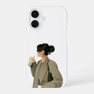 アーバンSip – スリム図解入りの、写真付きのiPhoneケース iPhone 16ケース
