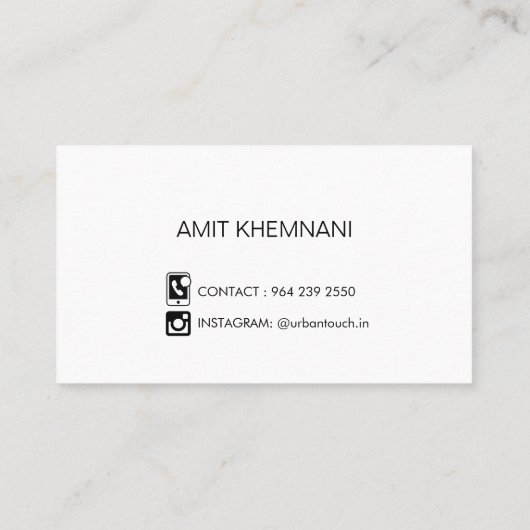 アーバンTouch 名刺 (裏面)