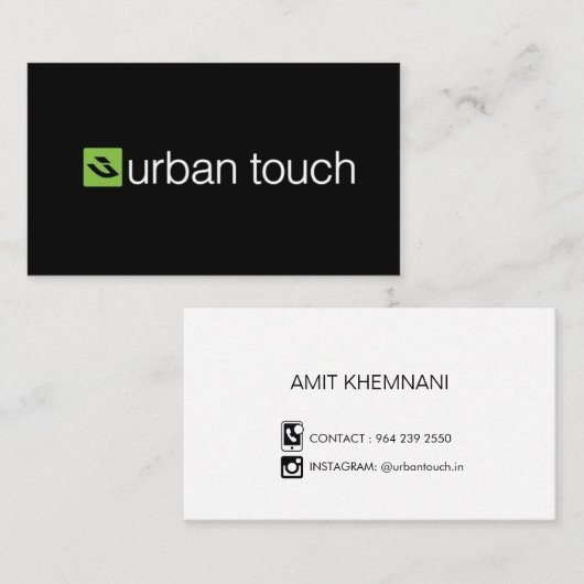 アーバンTouch 名刺 (正面/裏面)