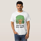 アーバーデイツリー農家アーボリストパパジョークアースデイ Tシャツ (正面フル)