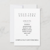 アーバーデイ幽霊木 招待状 (裏面)