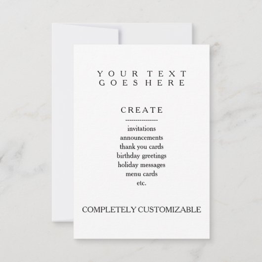 アーバーデイ幽霊木 招待状 (裏面)